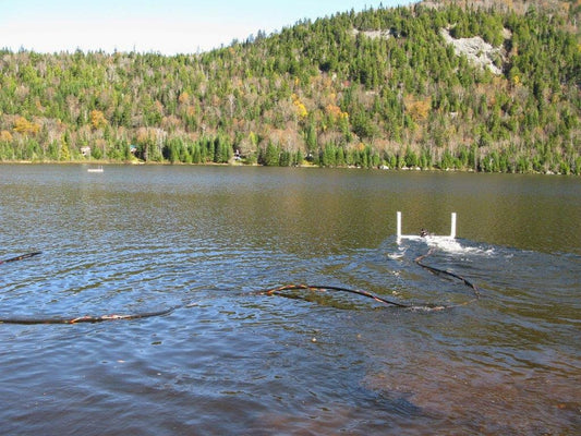 Captage d'eau en lac